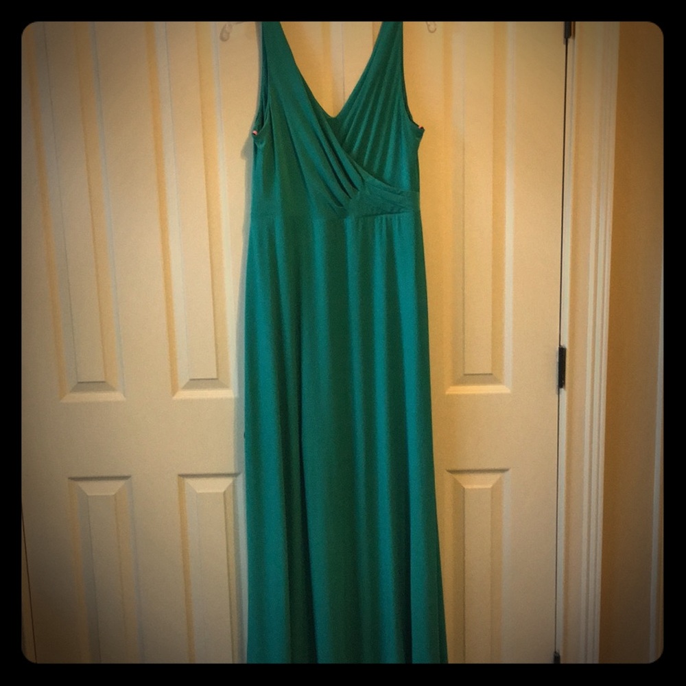 Jade wrap Maxi Dress